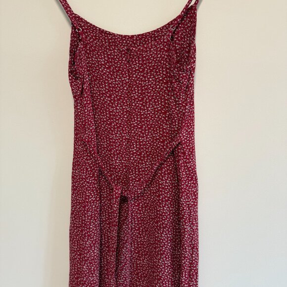 Brandy Melville Red Floral Mini Dress - OS/XS - Picture 4 of 9